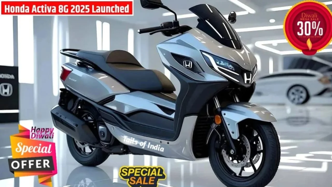 Honda Activa 8G 2025: Strong 135cc Engine, 65KM/L Mileage & Smart Features for Only ₹59,999!