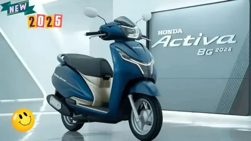 Honda Activa 8G 2025: Upgraded 110cc Engine, 60KMPL Mileage & Smart Features Priced at ₹65,000!