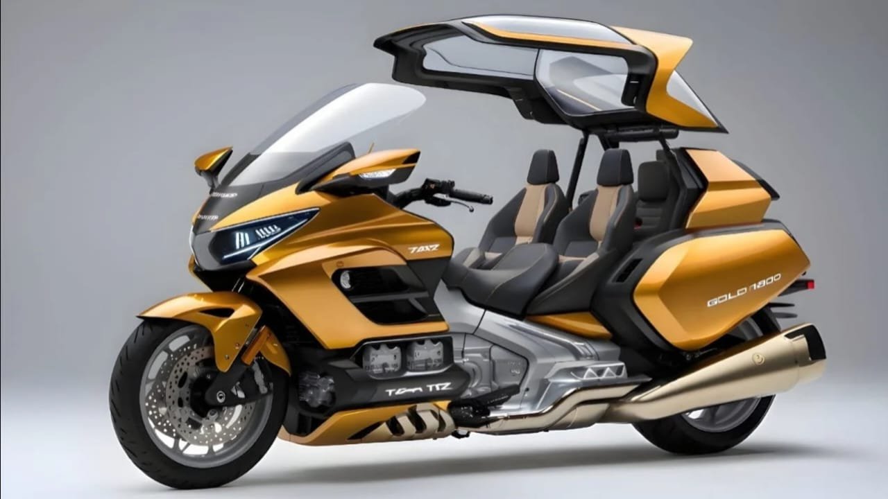 Honda Gold Wing 2026: Luxury Touring Cruiser with 1833cc Flat-Six Engine and 125PS Power Priced at ₹1.50 Lakh!