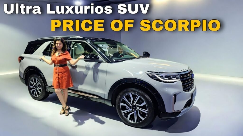 Introducing the 2025 Ford Explorer: A 7-Seater Luxury SUV with a Smart Hybrid Engine, Achieving 28 km/l Mileage and Premium Interior Features!